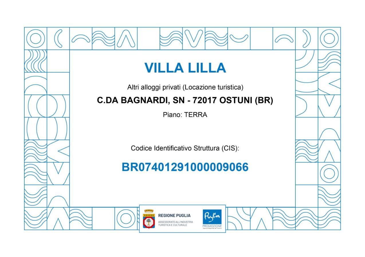 Villa Lilla Ostuni Kültér fotó